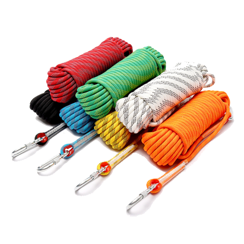 High Strength Camping Rock Climbing Nylon Resue Rope Different Colors
