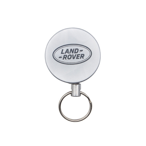 Customized Laser Logo Printing Security Metal Retractable Badge Holder