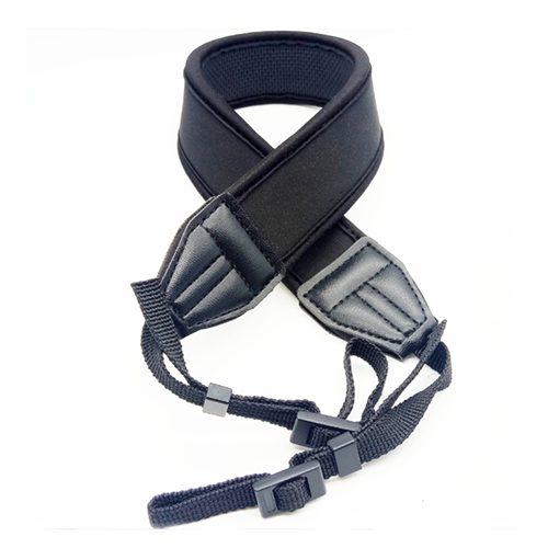 Universal Fashionable Quick-release Black Neoprene Camera Soft Neck Belt Strap