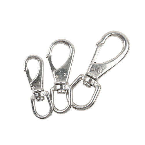 Stainless Steel Swivel Trigger Snap Hook Dog Leash Lanyard Hardware Accessory