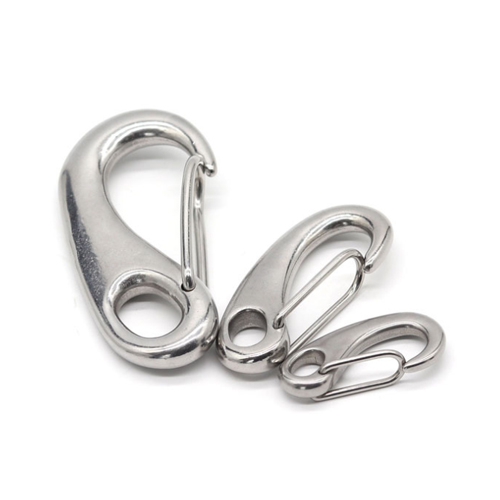 Stainless Steel 316 Egg Shaped Saftey lifting Spring Snap Hook With Various Sizes