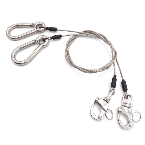 Customized Durable Uncoated Steel Wire Hanging Safety Cable Assembly