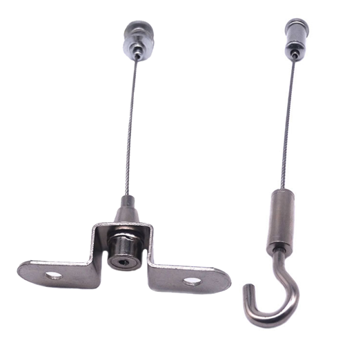 High-quality Stainless Steel Wire Rope Slings Cable Tethers With Different Hooks 