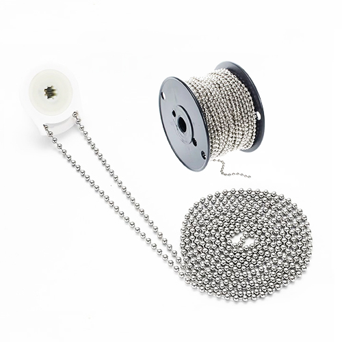 Curtain Accessory Stainless Steel Silver Roller Blinder Ball Chain 4.5x6mm