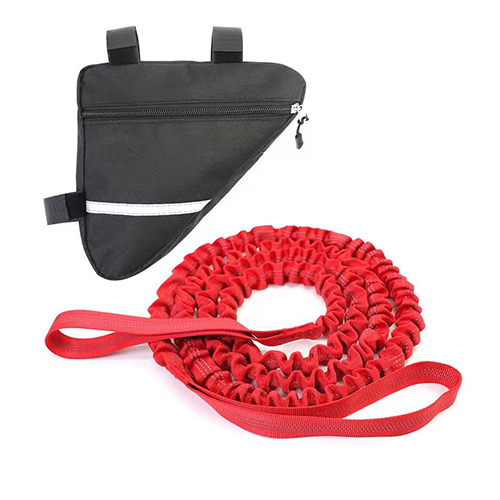 Popular Outdoor Bicycle Riding Parent Child Elastic Red Nylon Bick Leash Good Kids Uphill Helper